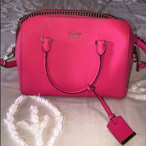 Kate spate, flamingo pink purse